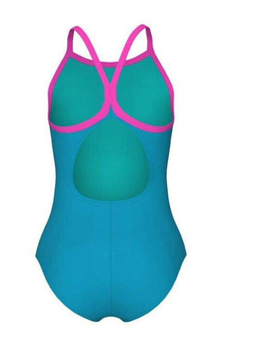 Arena Solid Kids Swimwear One-Piece Eyeblush, Shocking Pink
