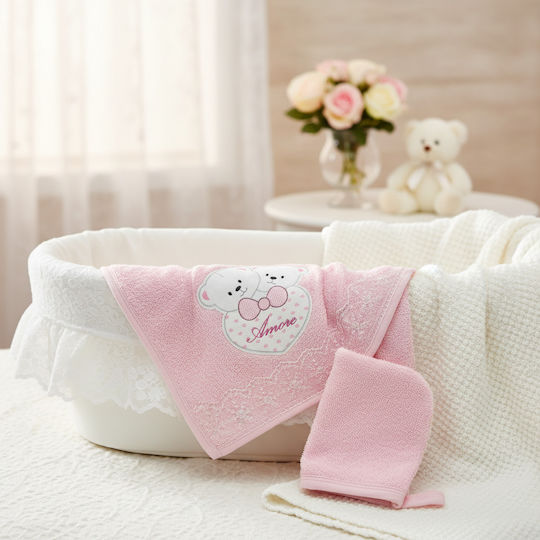 Nansydimo Baby Bathrobe Set with Hooded Towels