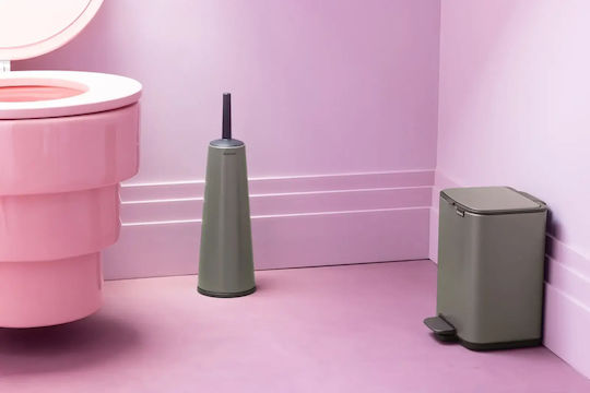 Brabantia Bo Pedal Μεταλλικό Καλαθάκι Μπάνιου 4lt Γκρι