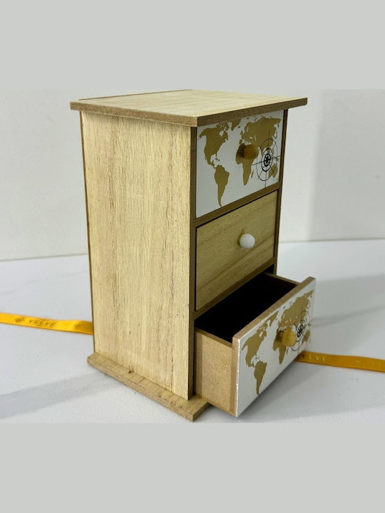 Velve Mini Sertar Lemnoasă 15x10x21.5cm