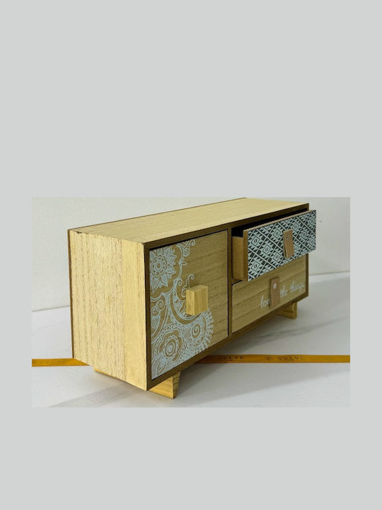 Velve Mini Sertar Lemnoasă 30x10x14cm