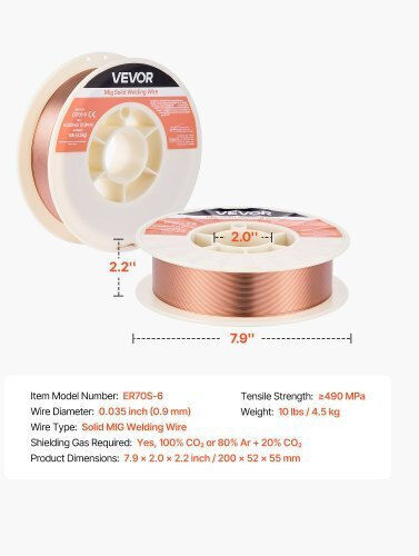 Vevor Заваръчна тел 0.9мм 4.5кг 1бр MIGHSSXHSER7IRDGQ001V0
