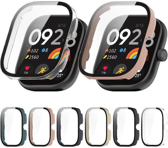 Redmi Watch 4 Xdfind Tempered Film Integrated Pc Watch Protective Cover Ivory