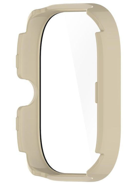 Redmi Watch 4 Xdfind Gehärtete Folie Integrierter Pc Watch Schutzabdeckung Elfenbein