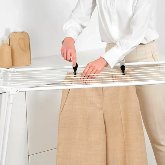 Brabantia HangOn Drying Rack Too Πτυσσόμενη Απλώστρα Δαπέδου με Μήκος Απλώματος 22m