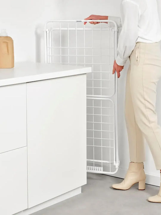 Brabantia Pliere Suport de uscat rufe pardoseală cu lungimea de uscare 22m