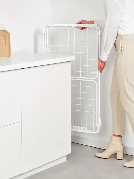 Brabantia Folding Floor Clothes Drying Rack with Hanging Length 18m