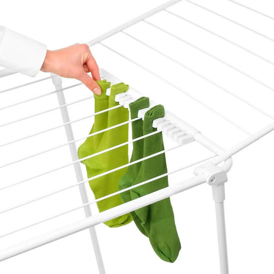 Brabantia HangOn Drying Rack Too Πτυσσόμενη Απλώστρα Δαπέδου με Μήκος Απλώματος 18m