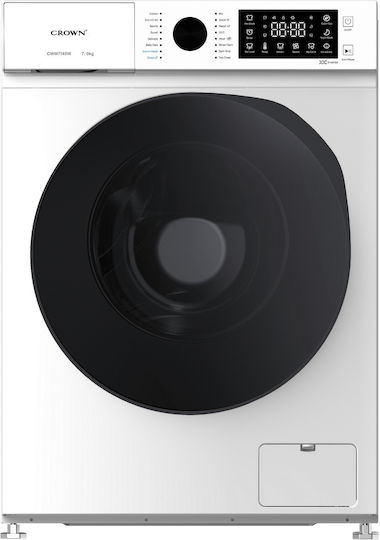 Crown Πλυντήριο Ρούχων 7kg 1400 Στροφών CWM7140W