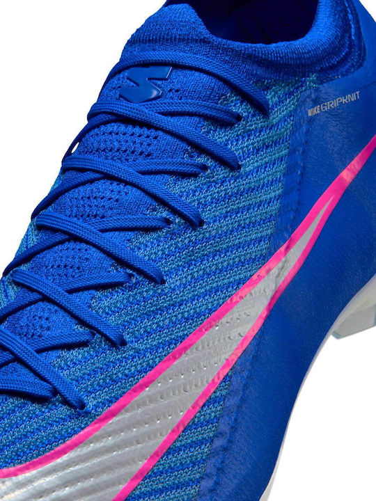 Nike Mercurial FG Ποδοσφαιρικά Παπούτσια με Τάπες Μπλε