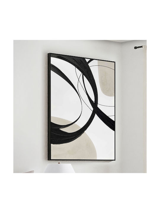 Actio Ii 386692 – Acrylic Painting 80x120cm Black Frame