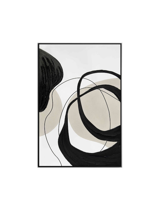 Actio I 386548 – Acrylic Painting 80x120cm Black Frame