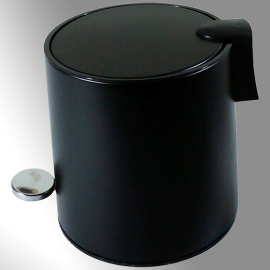 San Lorentzo Inox Банята кошче Софт Клоуз 5лт Черен