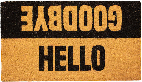 Total Gift Covoare de Intrare Hello Goodbye 70x40cm XL1953