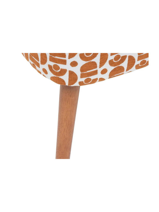 Chiara Orange Armchair 68.5x62.5x80cm