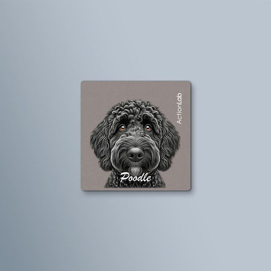 Action Lab Magnet Poodle Black
