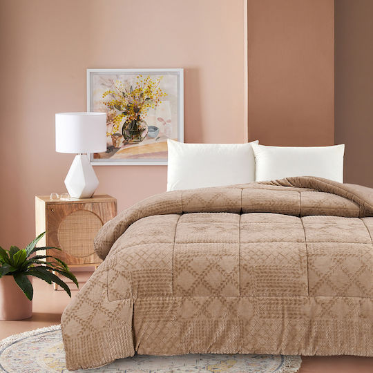 Liolios Home Super-dublu 240x260cm Cafea