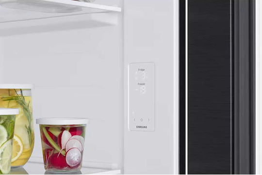 Samsung Ψυγείο Ντουλάπα 578lt Total NoFrost Υ178xΠ91.2xΒ65.4εκ. Μαύρο RS57DG410EB4EF