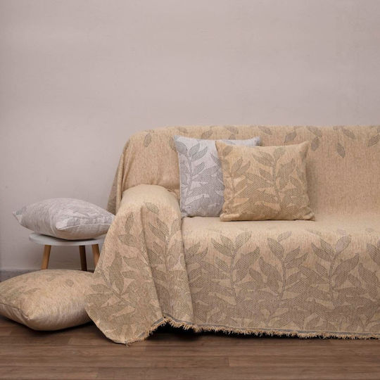 Viopros Throw Pillow Gold 32x52cm