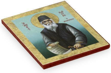 Άγιος Παΐσιος Ο Αγιορείτης Εικόνα Χρυσό Φόντο 6 X 8 Cm