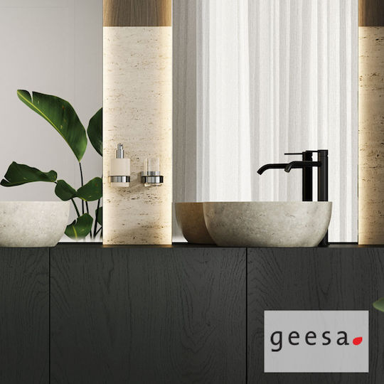 Geesa Επιτοίχιο Dispenser από Ανοξείδωτο Ατσάλι Ασημί 200ml