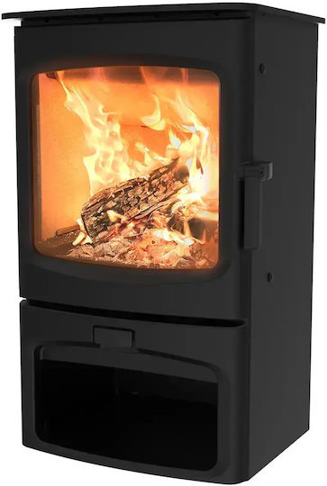 Charnwood Aire 5 Oțel Soba pe lemne 5kW Gunmetal