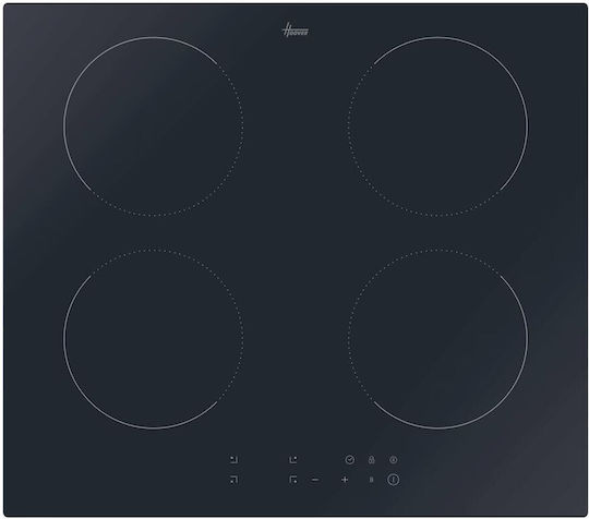 Hoover Induction Cooktop Autonomous with Child Lock Function 59x52εκ.