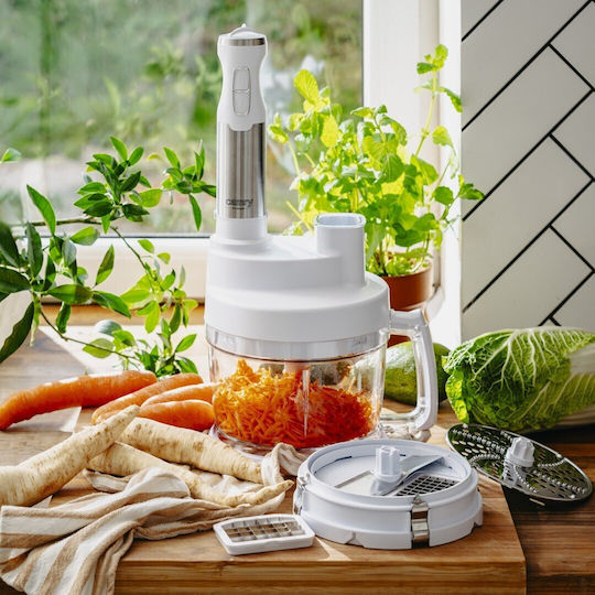 Camry Blender De Mână Cu Tijă Din Inox 1600W Alb