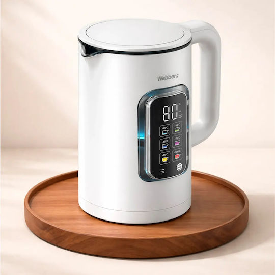 Webber Βραστήρας 1.5lt 1800W Καφέ