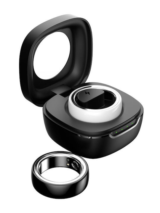 Fashion Inel Inteligent 18mm Alb