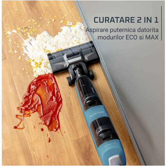 Rowenta X-clean Επαναφορτιζόμενη Σκούπα 2 σε 1 Stick & Χειρός Μπλε