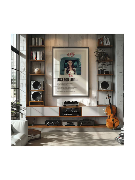 Music Poster Lust Life Lana Del Rey Ms520 30cm X 40cm