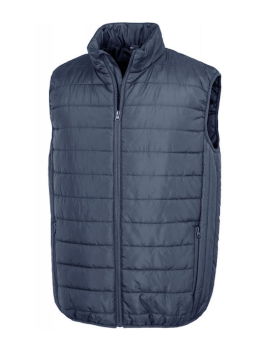 Αμάνικο Μπουφάν Puffer Μπλε