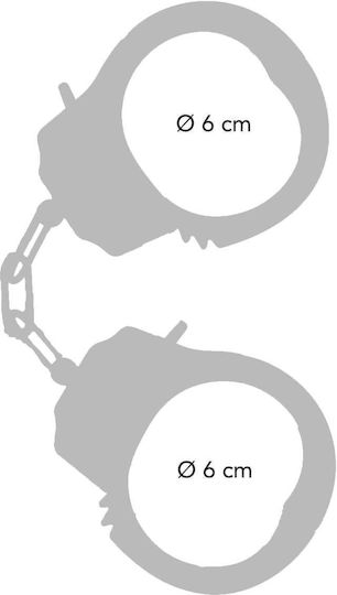 ToyJoy Metal Handcuffs Χειροπέδες Black