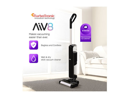 Turbotronic Rechargeable Stick Vacuum 22.2V TT-AIV8
