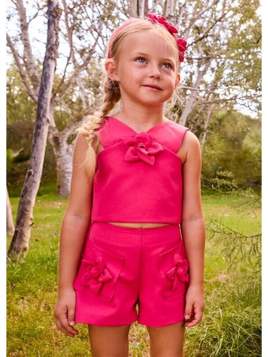 Kids' Set with Shorts Summer 2pcs Fuchsia