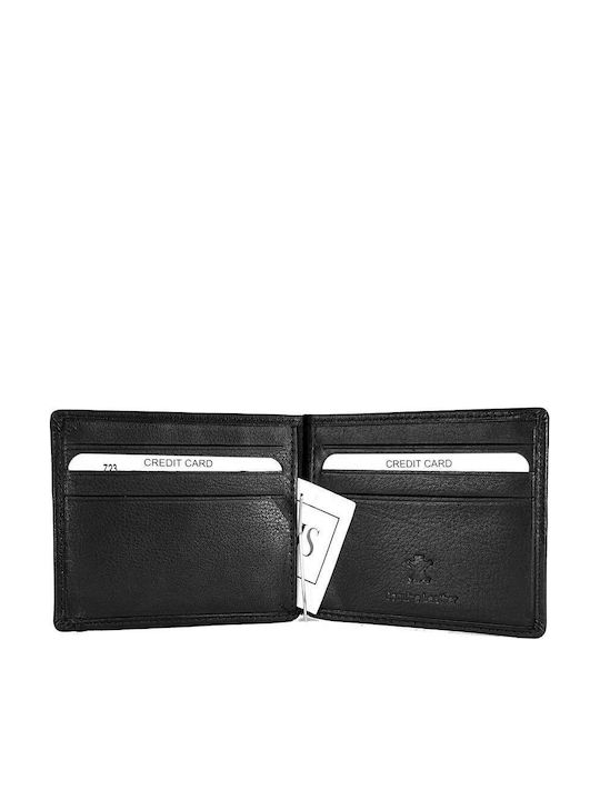 Δερμάτινο Ανδρικό Πορτοφόλι με RFID Μαύρο