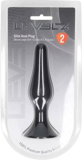 Shots Slim Anal Plug Large Black