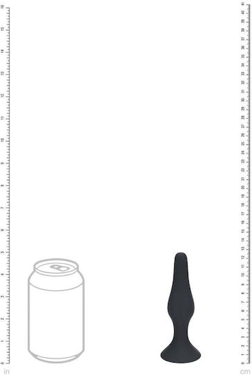 Shots Slim Anal Plug Large Black