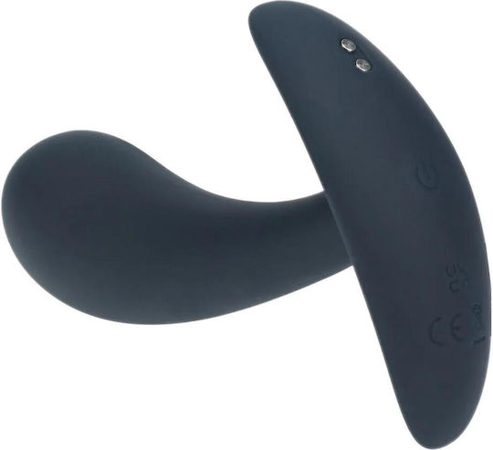 Shots Prostate Stimulator Πρωκτική Σφήνα με Δόνηση Medium Μαύρη