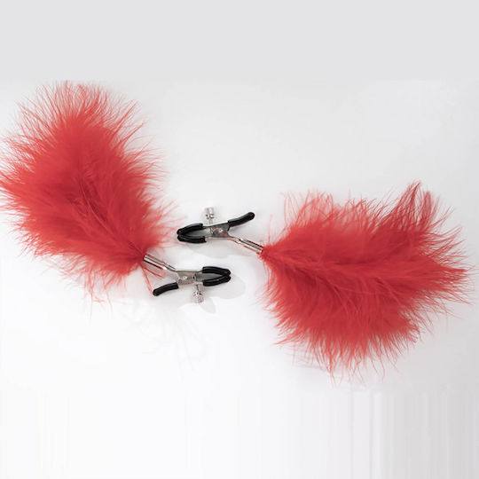 Fantasy Lingerie Pană pentru Gâdilat în Culoare Argintiu