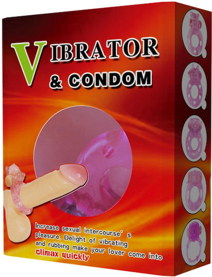 Vibrating Bear Cock Ring Pink