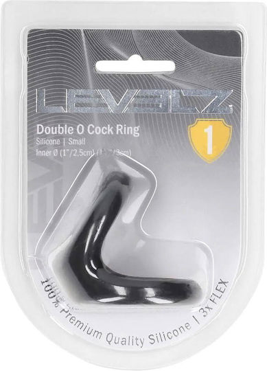 Double O Silikon Penisring S Schwarz