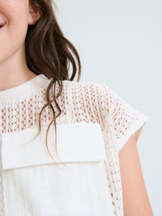 Kids Top Short-sleeved Beige