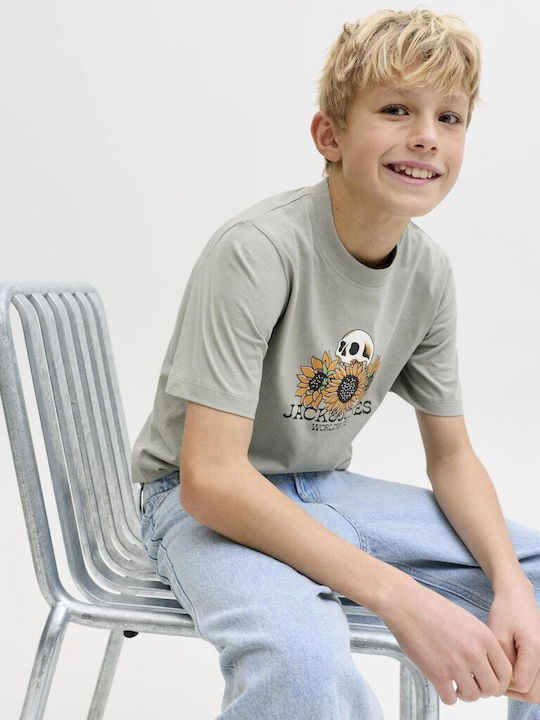Tricou pentru copii Green, Grey