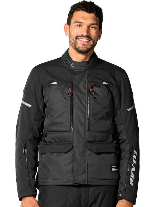 Rev'IT Outback 5 H2O Мъжко Мотоциклетно яке Водоустойчив Anthracite/Black