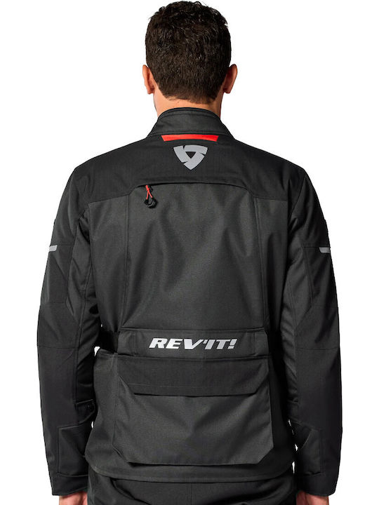 Rev'IT Outback 5 H2O Мъжко Мотоциклетно яке Водоустойчив Anthracite/Black