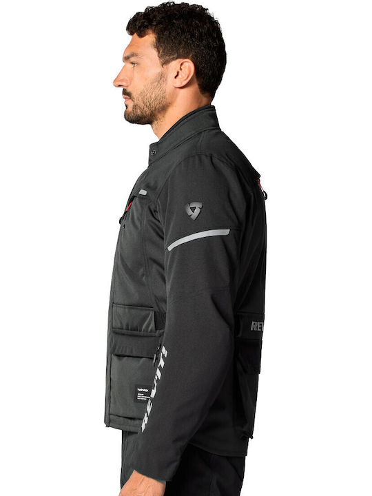 Rev'IT Outback 5 H2O Мъжко Мотоциклетно яке Водоустойчив Anthracite/Black
