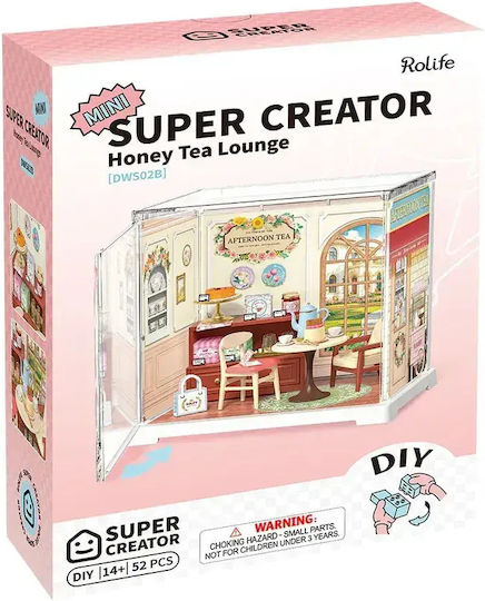 Robotime Παιχνίδι Κατασκευών Ξύλινo Honey Tea Lounge για Παιδιά 14+ Ετών