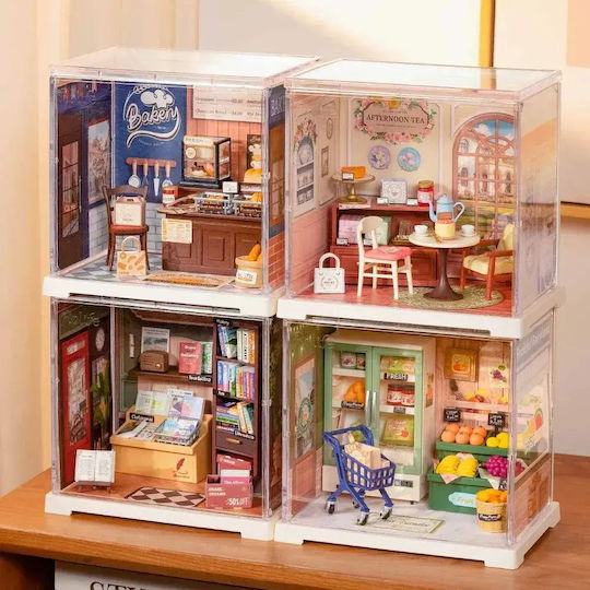 Robotime Wooden Construction Toy Book Store for Children 14+ years old+ Years